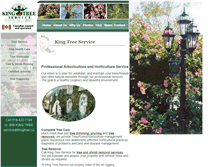 Tablet Screenshot of kingtree.ca